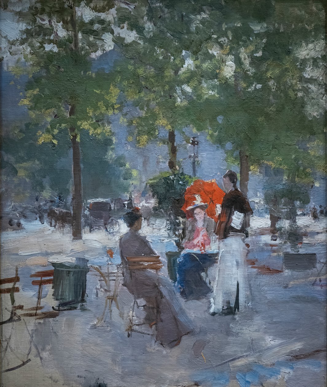Paris Kafede by Konstantin Alekseevich Korovin