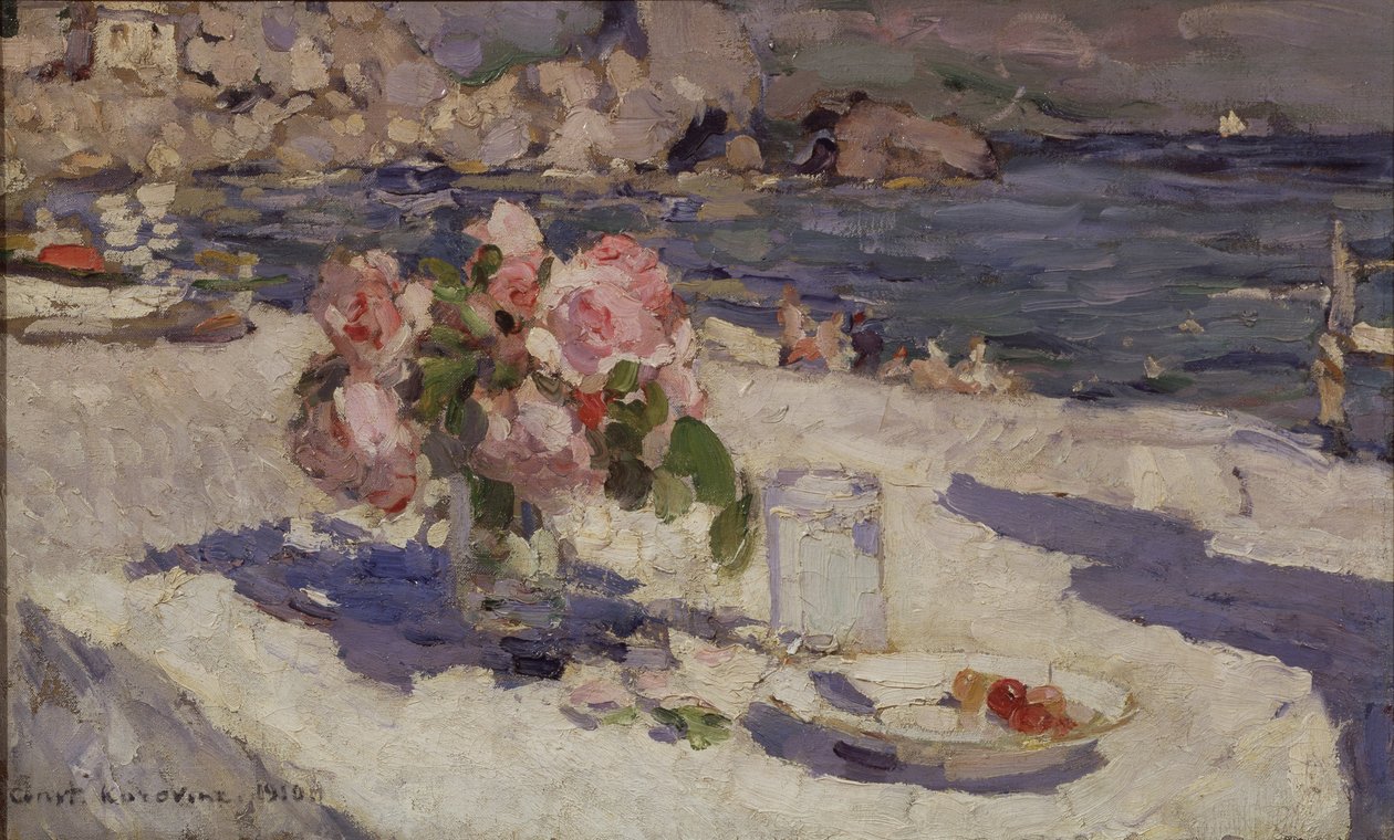 Deniz kıyısında, 1910 by Konstantin Alekseevich Korovin