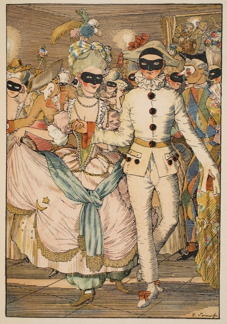 Maskeli Balo by Konstantin Andreevic Somov