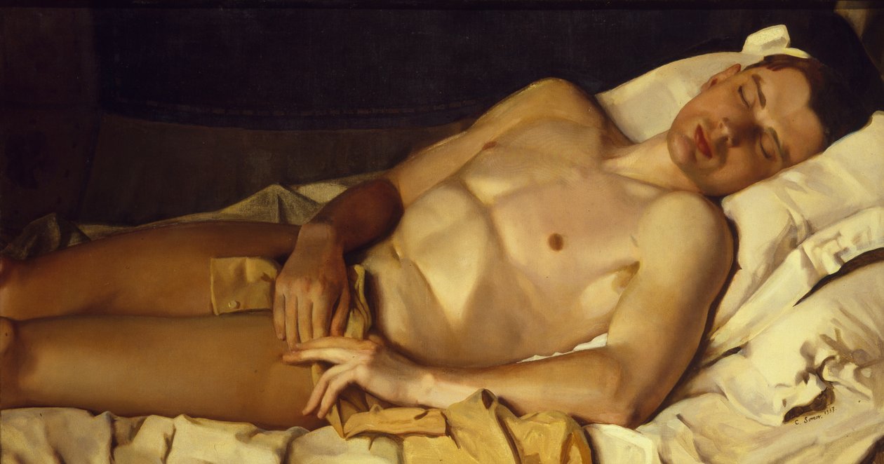 Çıplak Çocuk Boris Snezhkovsky, 1937 by Konstantin Andreevic Somov