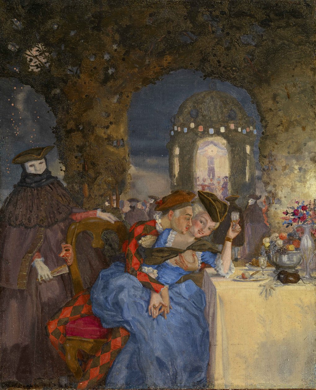 Randevu, c. 1918 by Konstantin Andreevic Somov