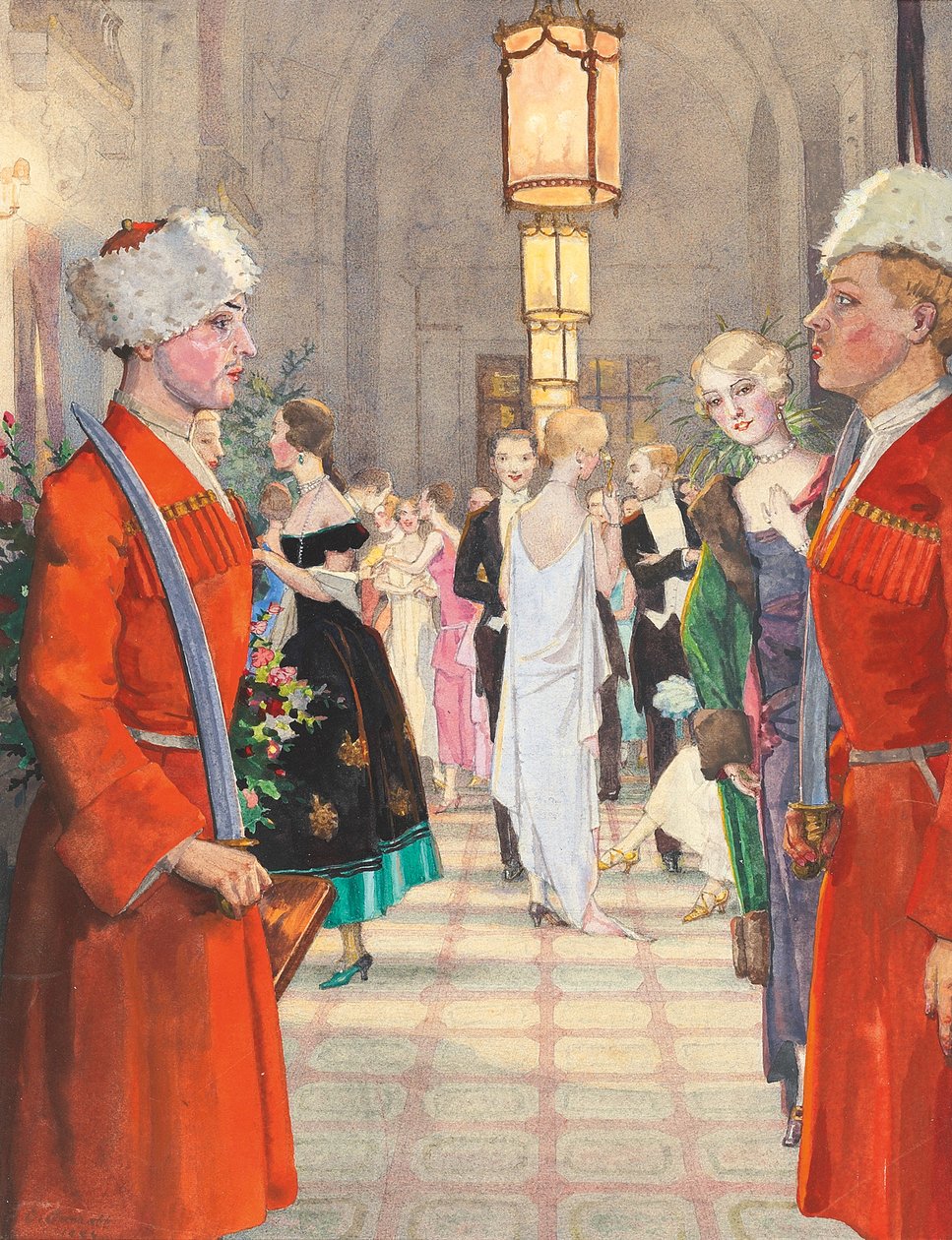 Kazak Topu by Konstantin Andreevic Somov