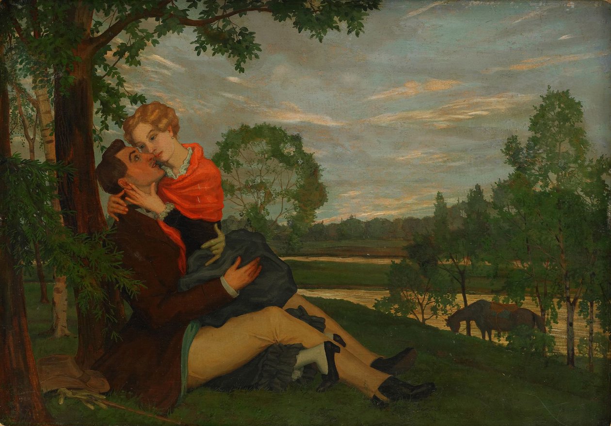 Aşıklar, 1920 by Konstantin Andreevic Somov
