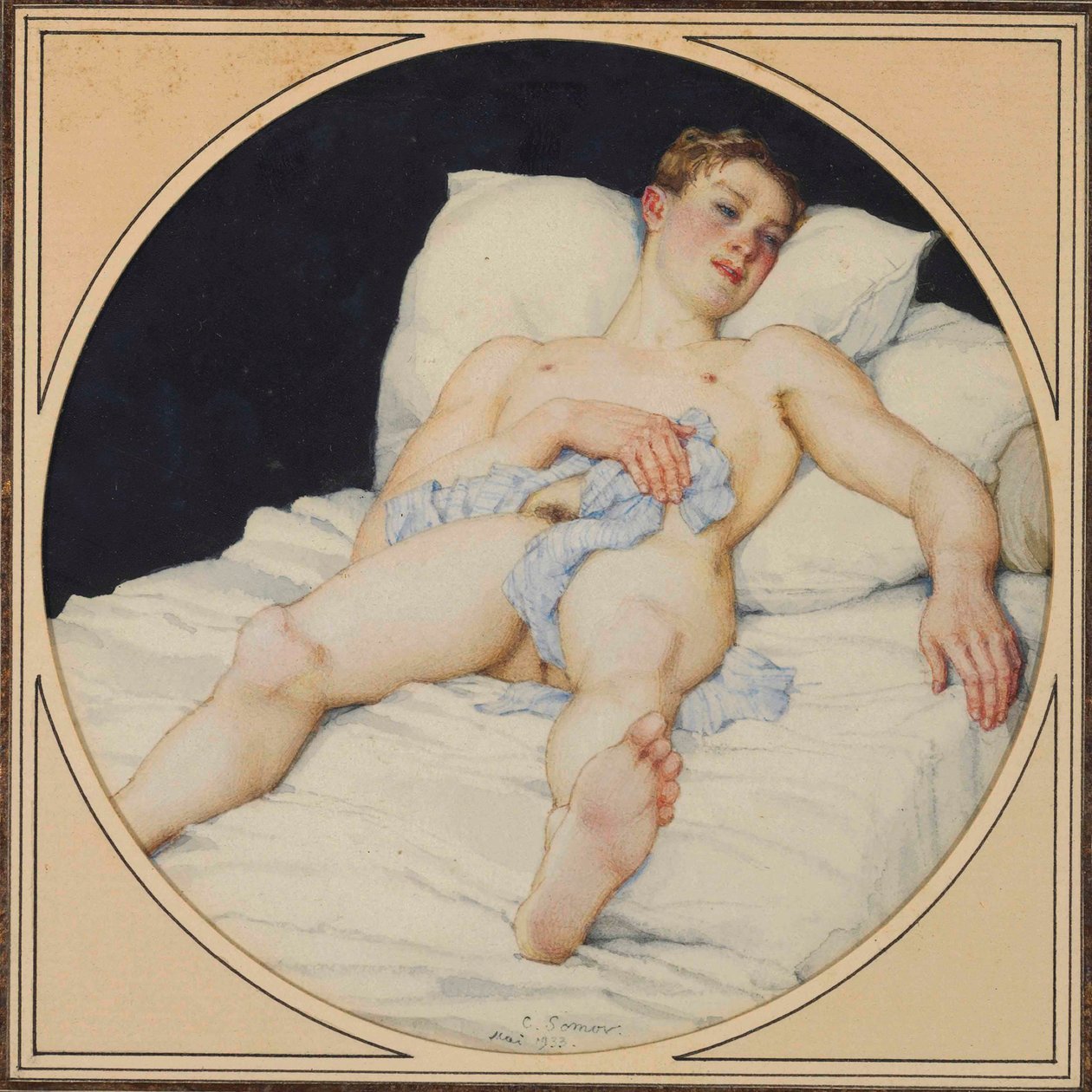 Gerisi, 1933. by Konstantin Andreyevic Somov