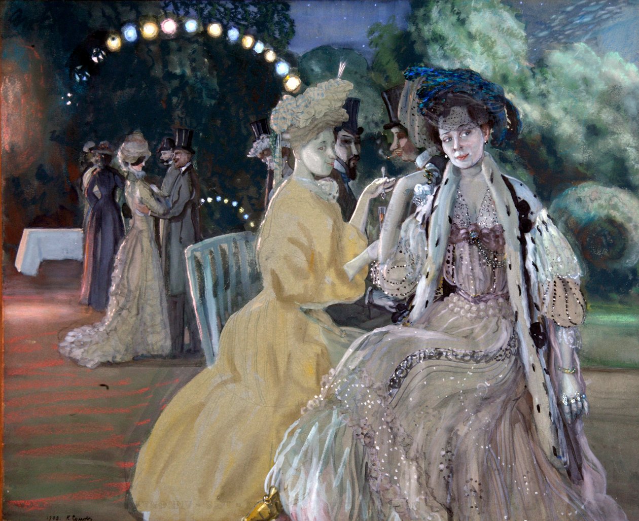 Nezaketçiler, 1903. by Konstantin Andreyevich Somov