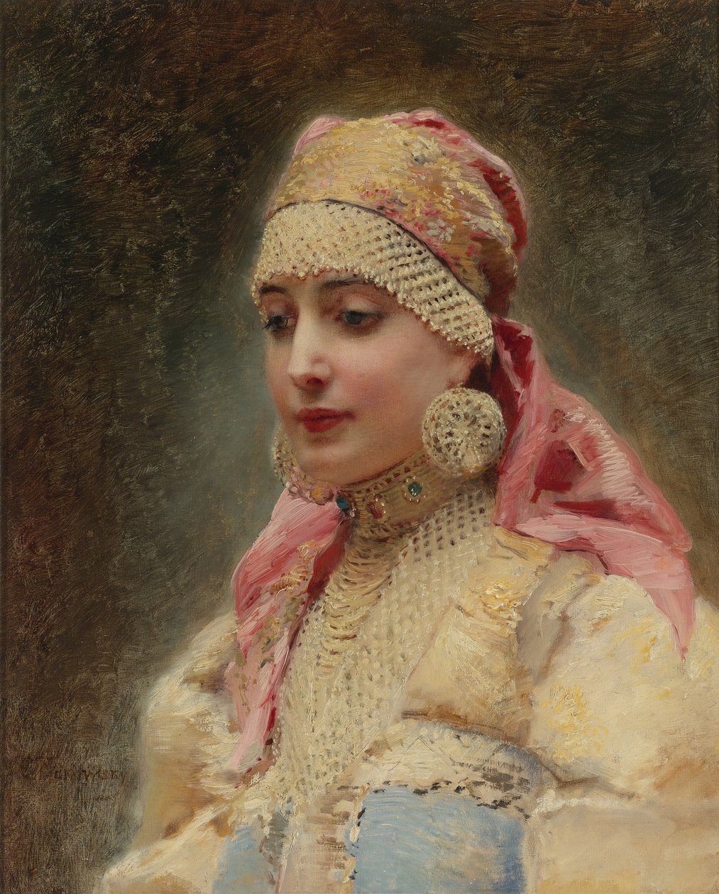 boyarların karısı by Konstantin Egorovich Makovsky