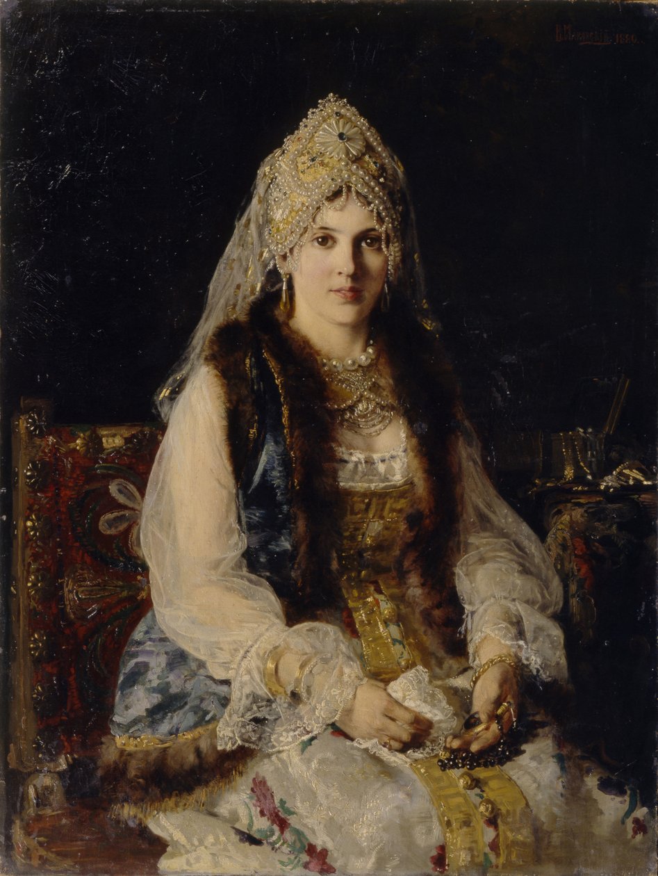 Boyars Karısı, 1880 by Konstantin Egorovich Makovsky