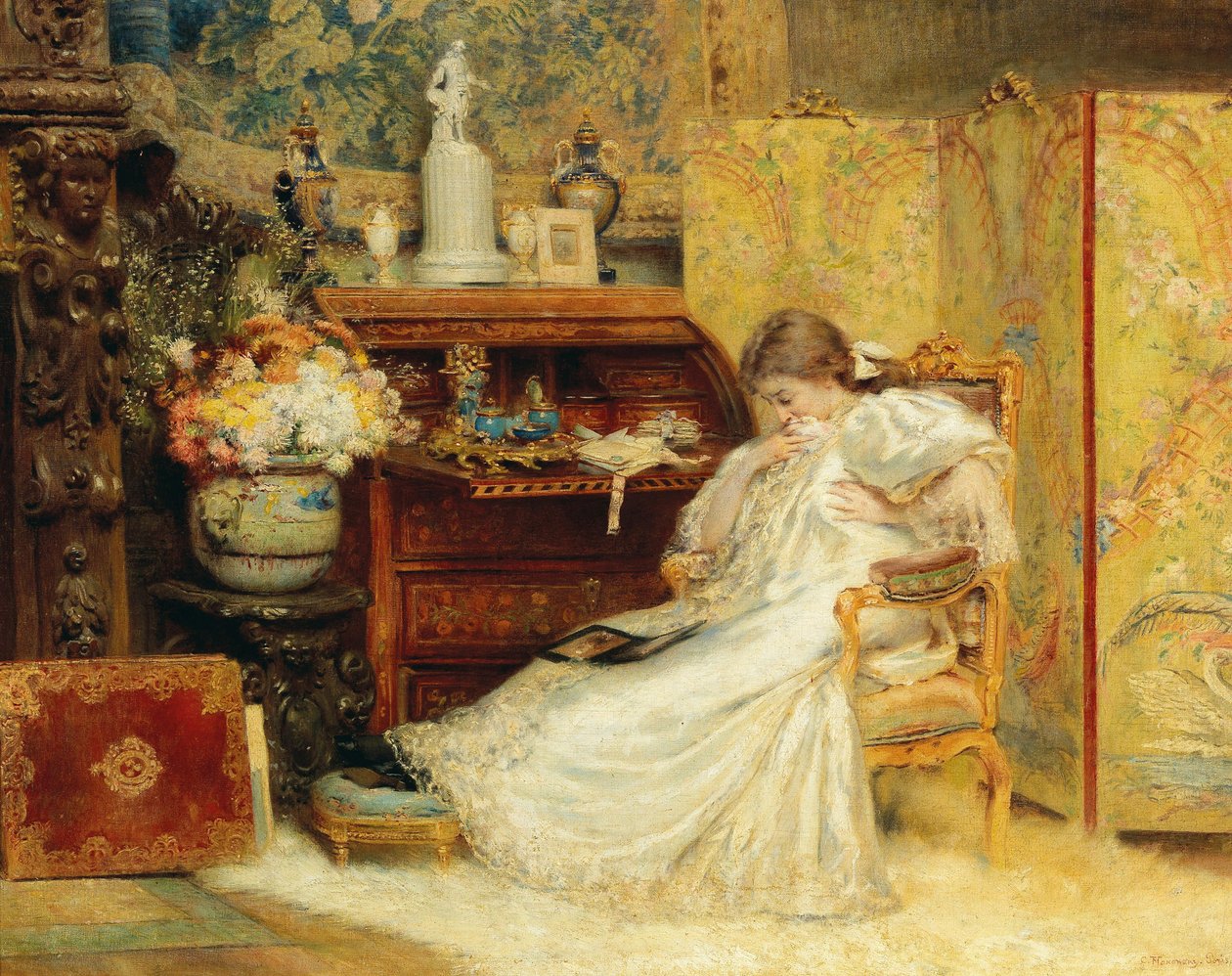 İhale Yaratık. by Konstantin Egorovich Makovsky