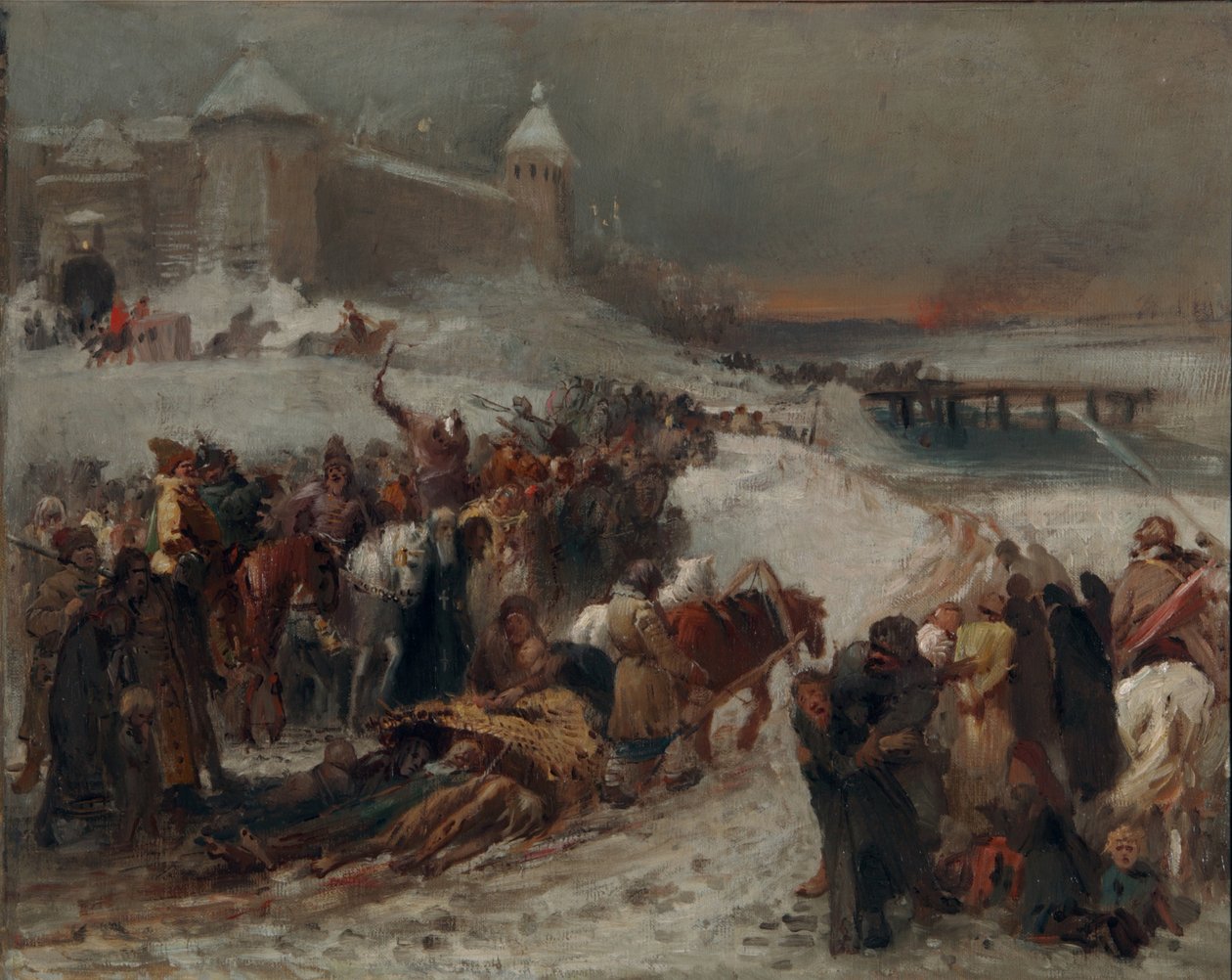Sorun Zamanı by Konstantin Egorovich Makovsky