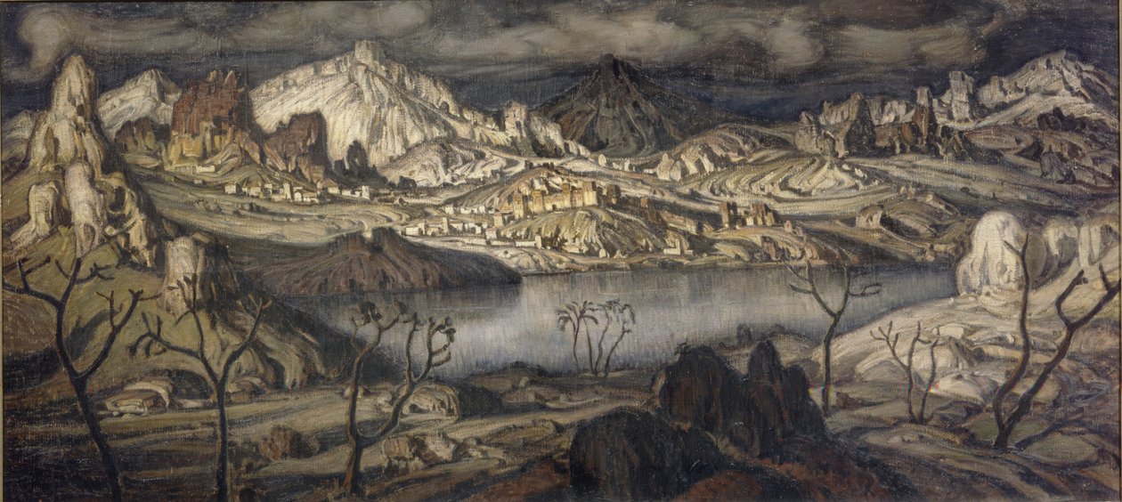 Kimmer bölgesi, 1910 by Konstantin Fyodorovich Bogayevsky