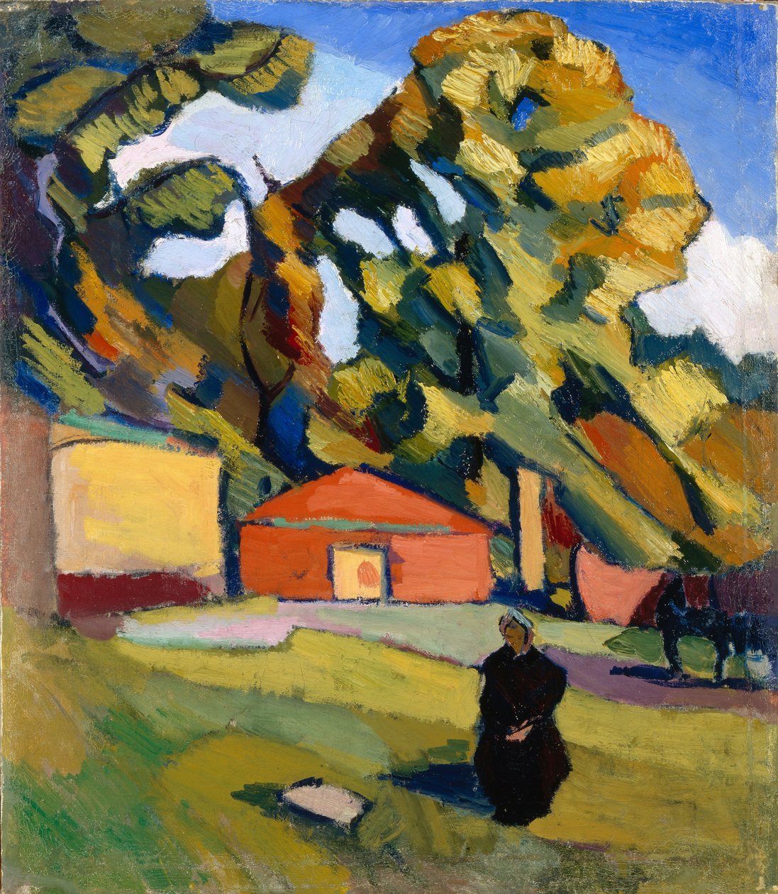 Dekoratif Peyzaj, 1928-1929 by Konstantin Nikolayevich Istomin