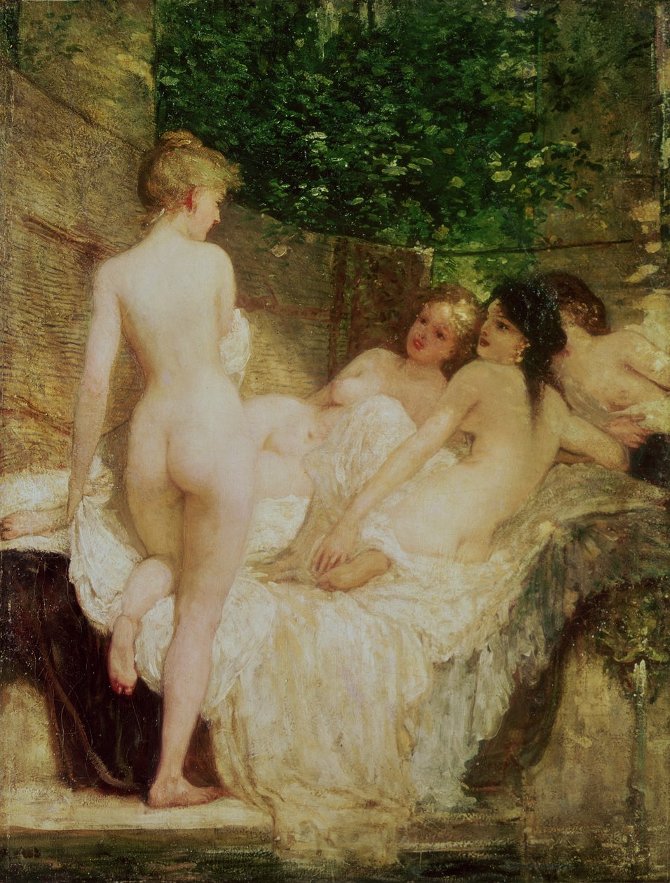 Banyodan Sonra, c.1880 by Károly Lotz