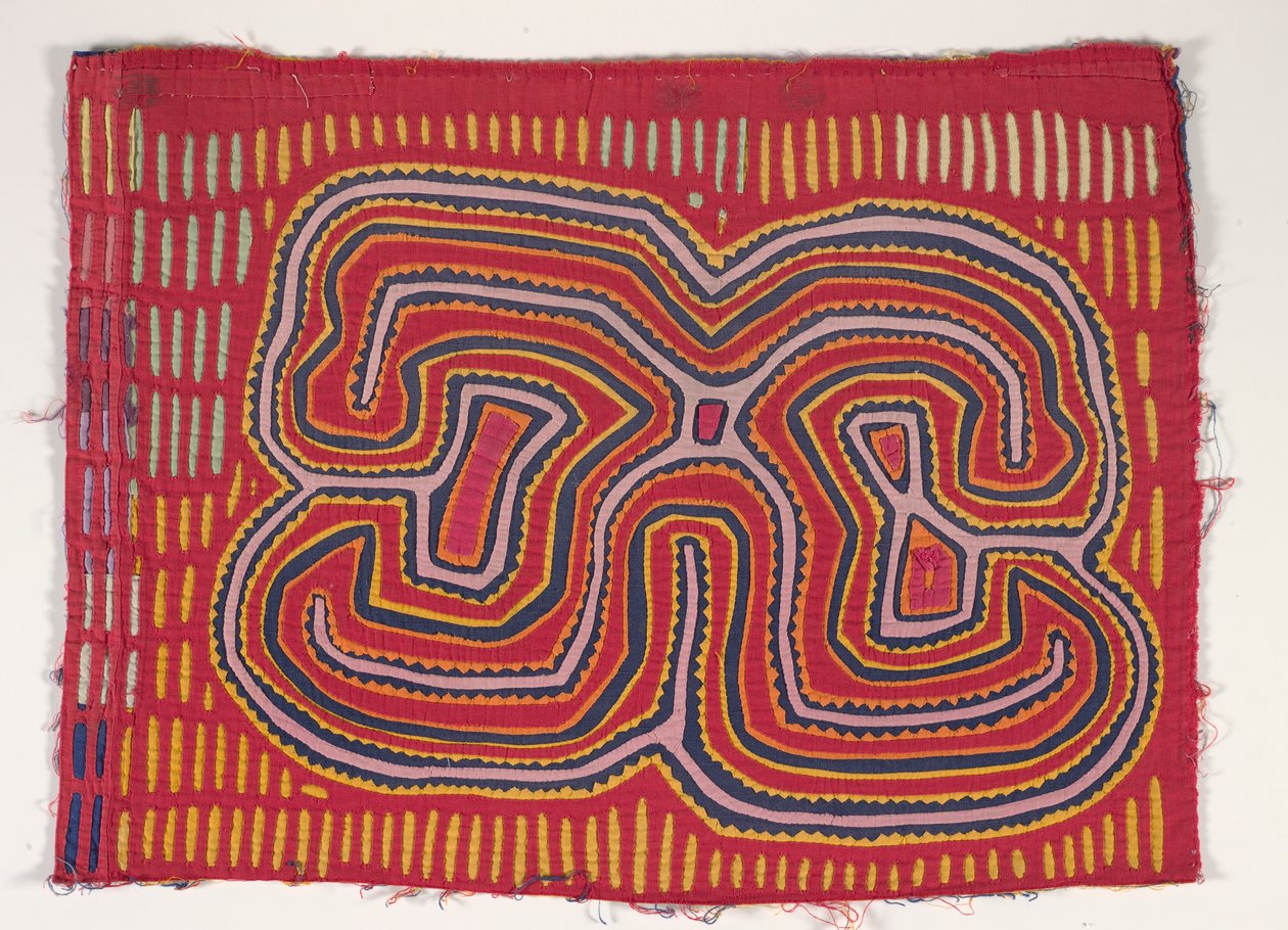 Gömlek Paneli (mola), 1950 dolayları (aplikeli pamuk) by Kuna Indian Culture