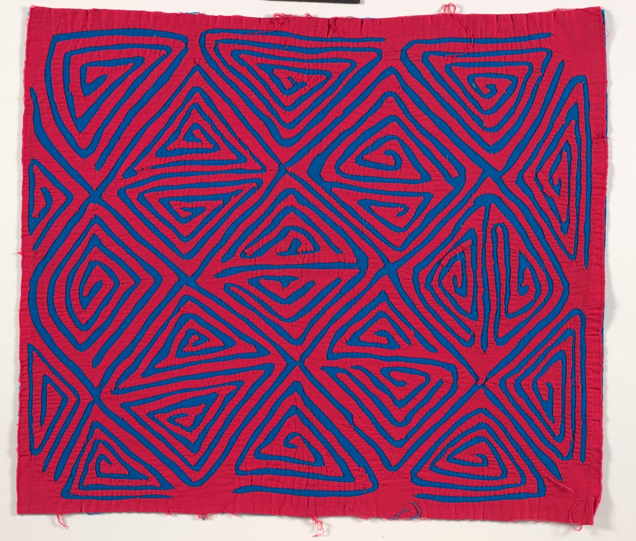 Gömlek Paneli (mola), 1950 dolayları (aplikeli pamuk) by Kuna Indian Culture