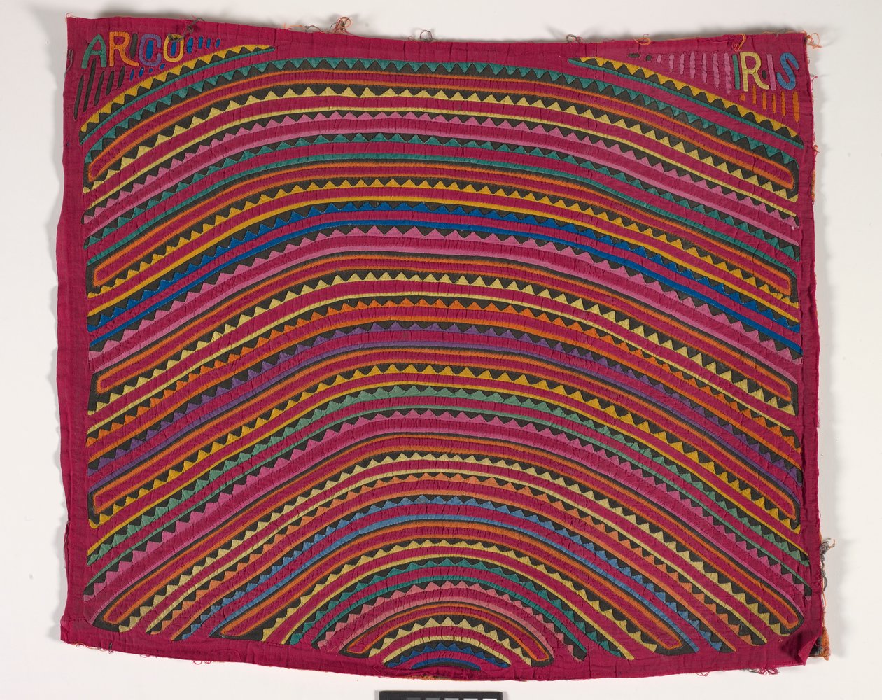 Gömlek paneli (mola) (aplikeli pamuklu) by Kuna Indian Culture