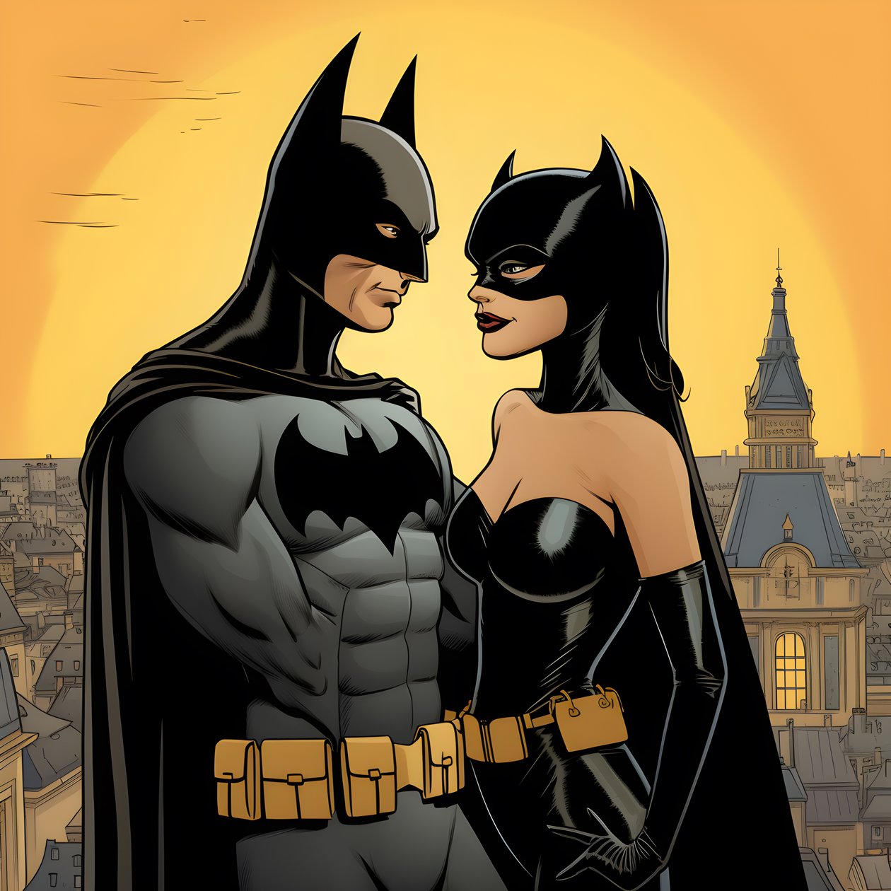 Batman ve Kedi Kadın 1 by Kurt Heppke