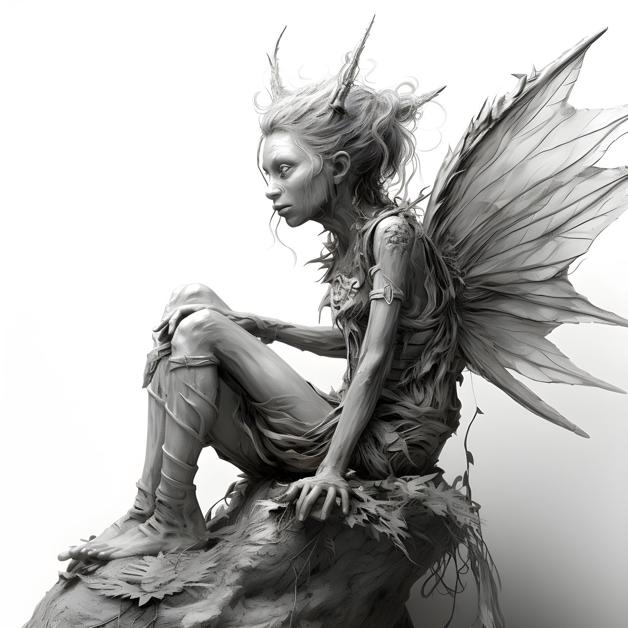 Pixie 3#39;ün tam vücut çizimi by Kurt Heppke