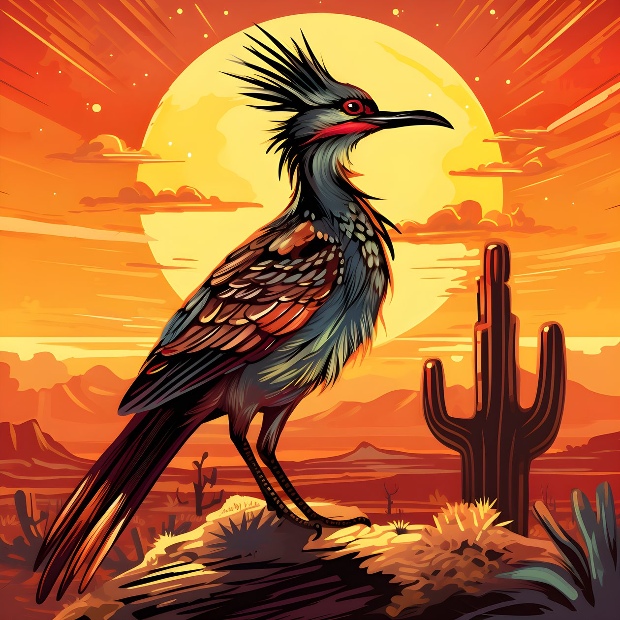 Roadrunner sıcak güneş 2 by Kurt Heppke