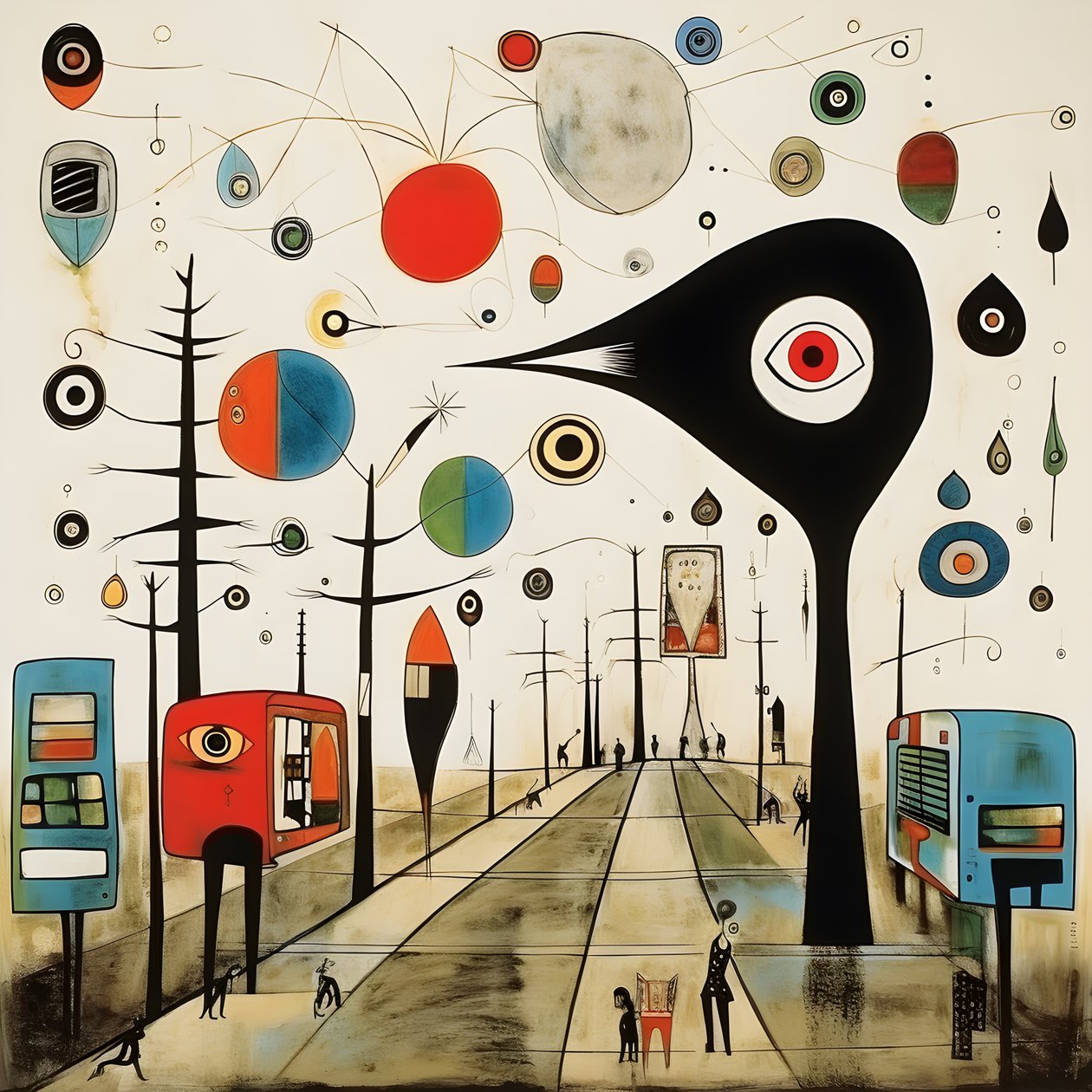 Joan Miró'nun gerçeküstü çizimleri. 1 by Kurt Heppke