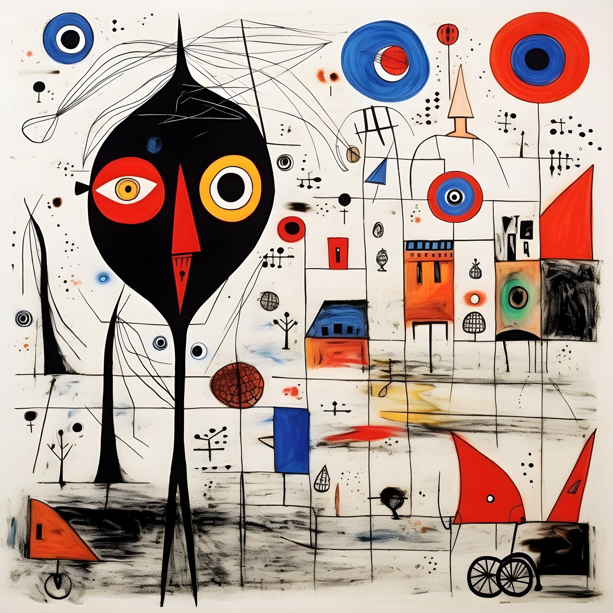 Joan Miró'nun gerçeküstü çizimleri. 2 by Kurt Heppke