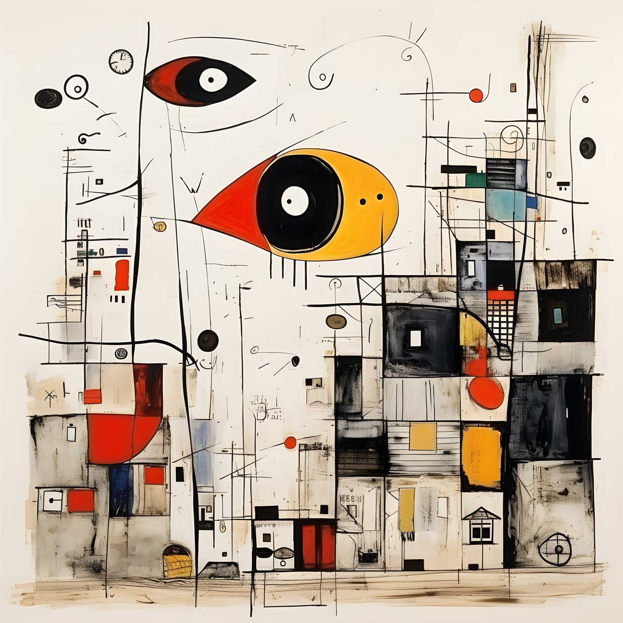 Joan Miró'nun gerçeküstü çizimleri. 3 by Kurt Heppke