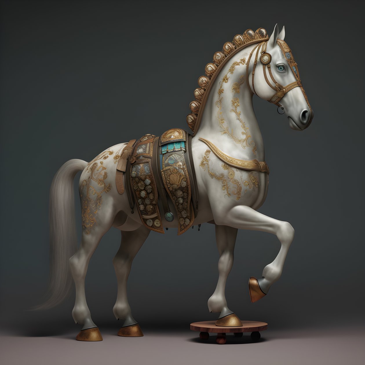 antropomorfik Pferd 3 by Kurt Heppke