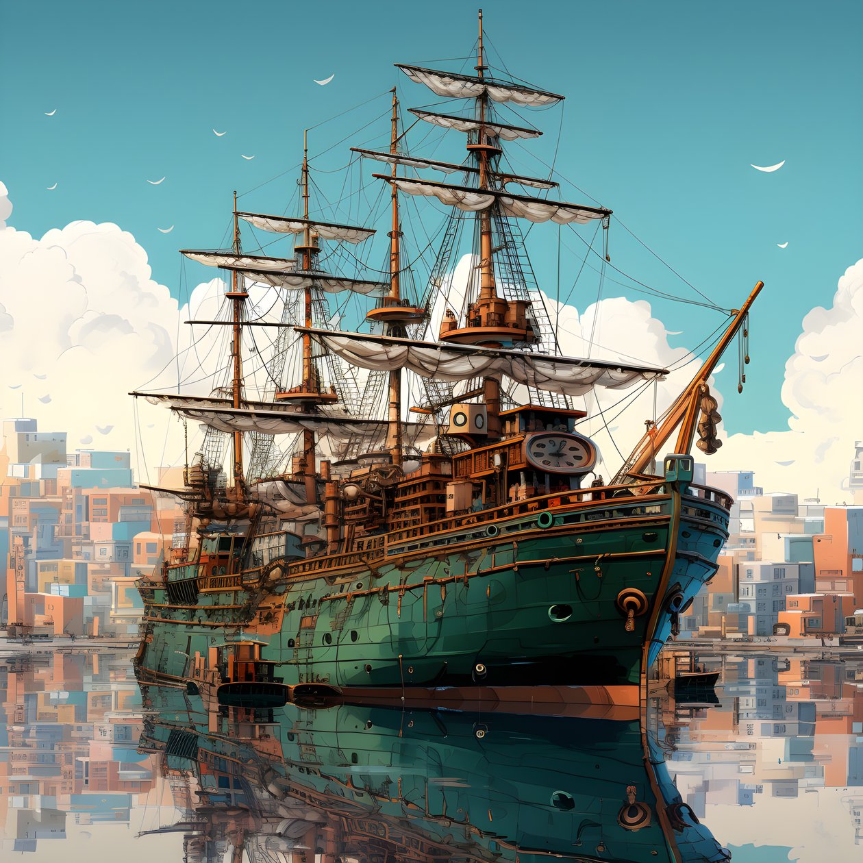 suda büyük bir gemi 1 by Kurt Heppke