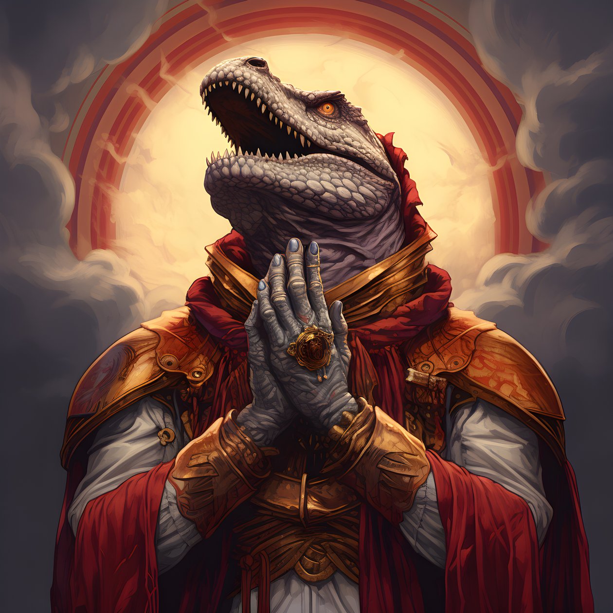 T-Rex 4'e dua eden katil kraliçe by Kurt Heppke