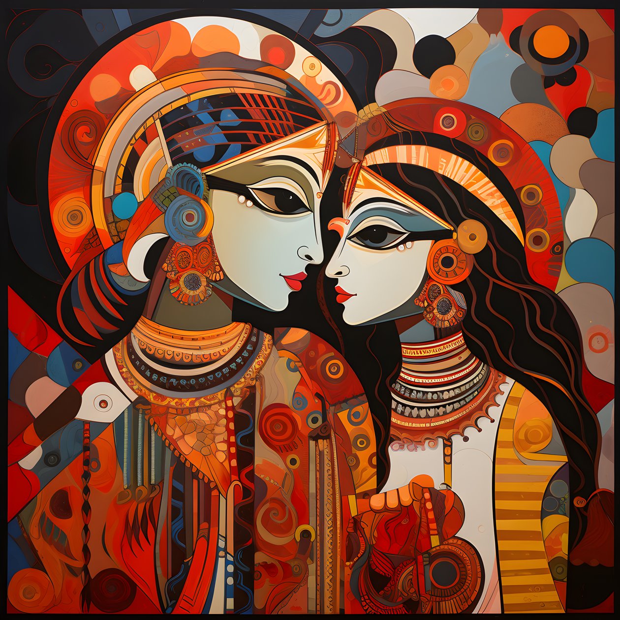 krishna ve rupa 3 by Kurt Heppke