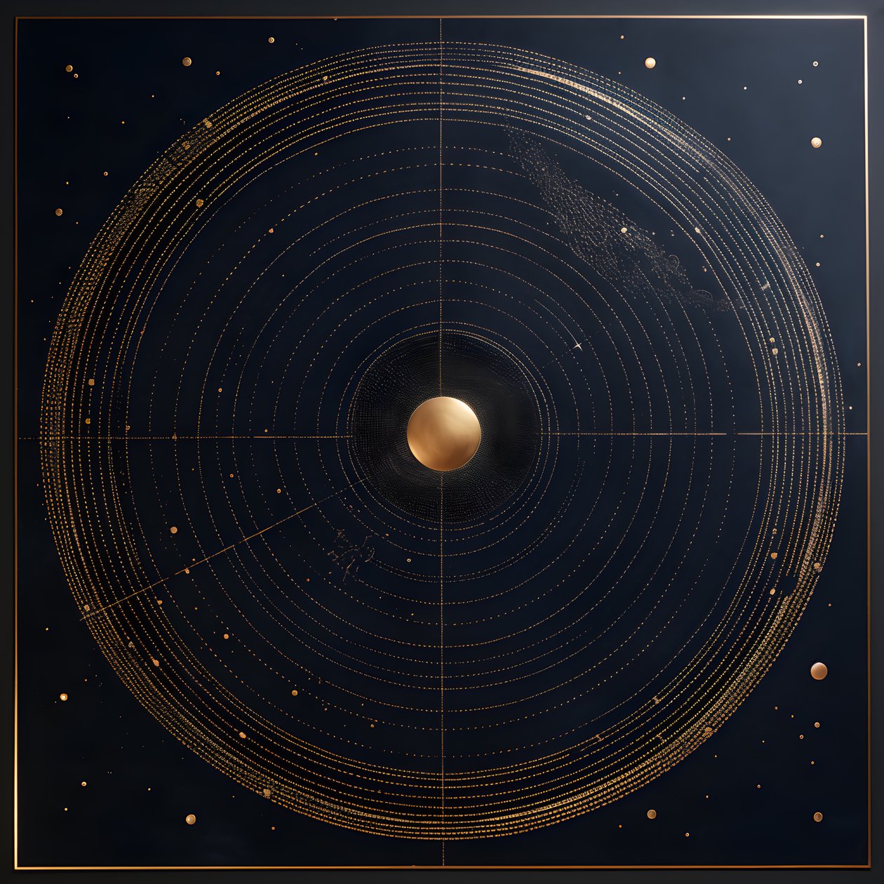 minimalist astronomi 1 by Kurt Heppke