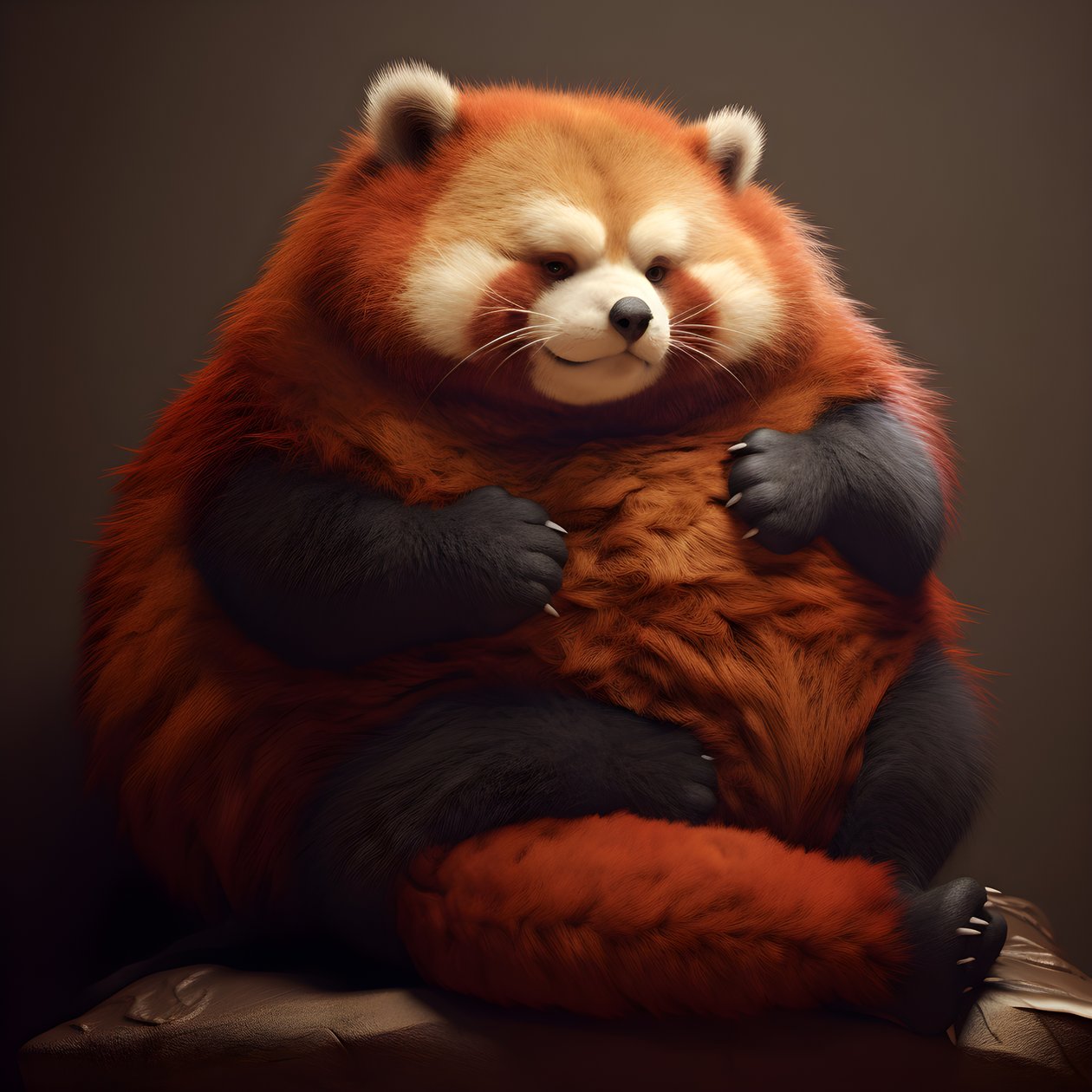 red panda obez insan çocuk 1 by Kurt Heppke