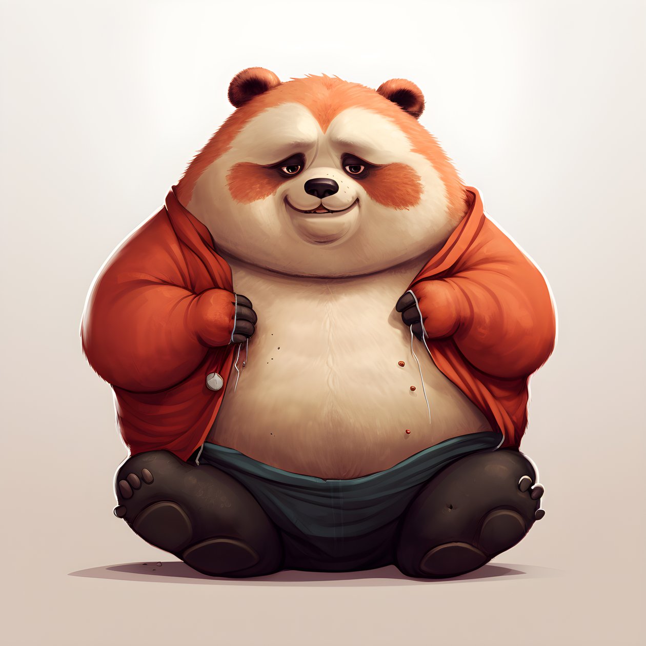 red panda obez insan çocuk 2 by Kurt Heppke