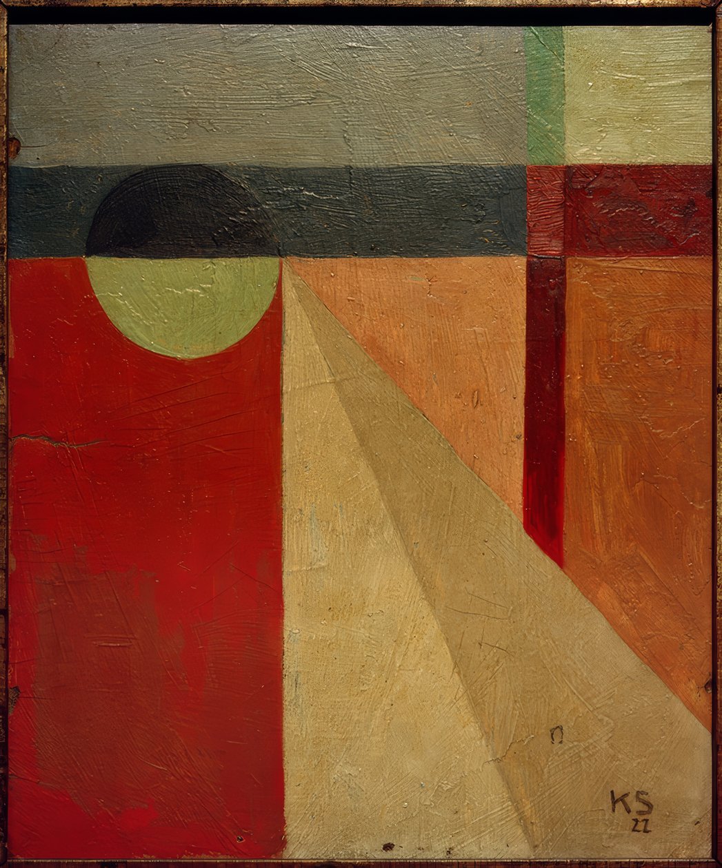 Soyutlama 45 / balo elbisesi by Kurt Schwitters
