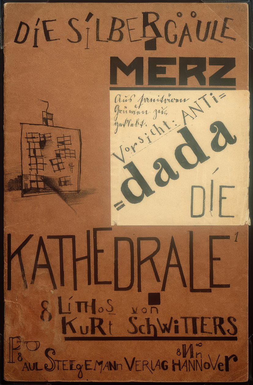 Katedral, 8 litografi by Kurt Schwitters