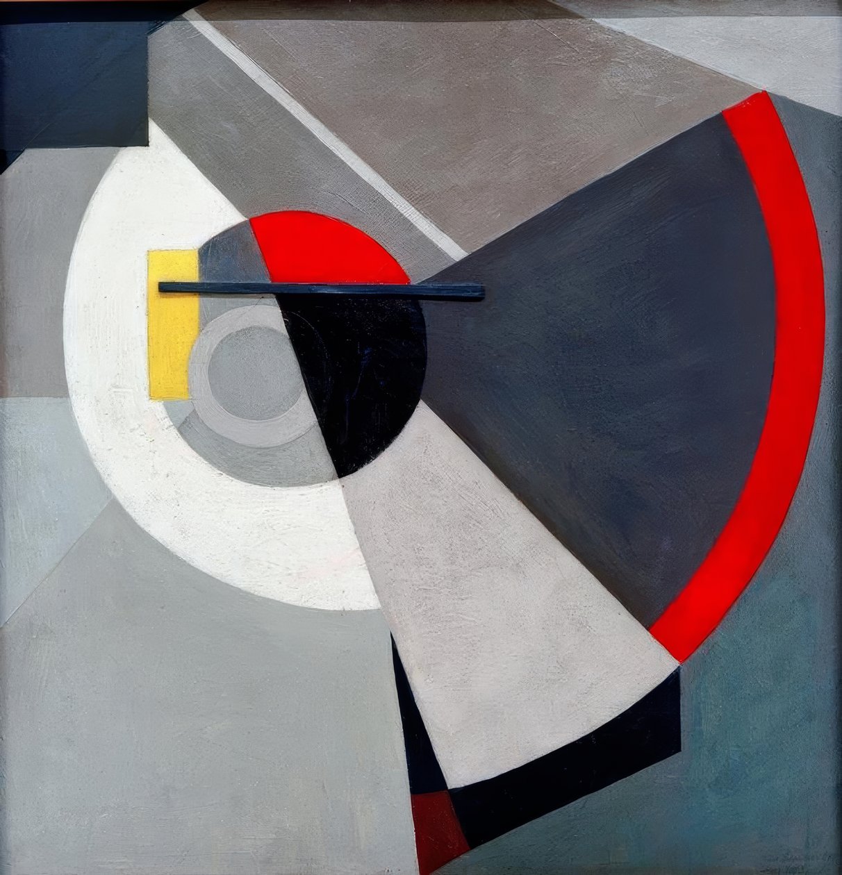 Merz 1003. Pfauenrad by Kurt Schwitters
