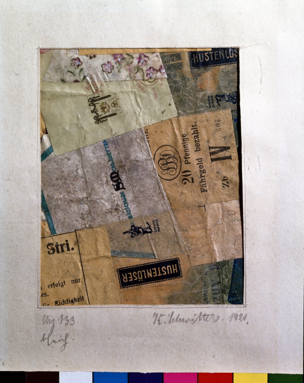 Merz 133 (Kolaj by Kurt Schwitters