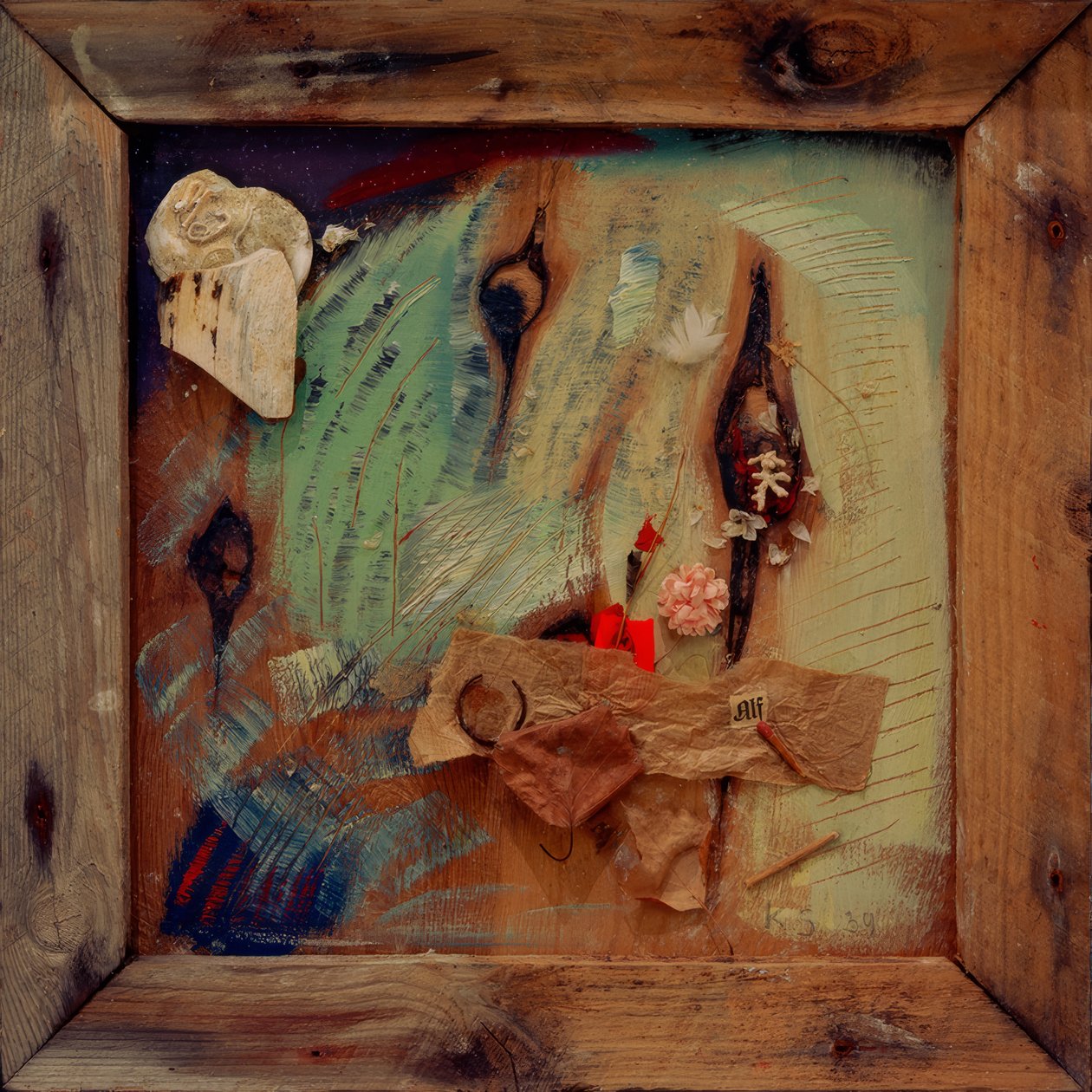 Alf ile Merzbild by Kurt Schwitters