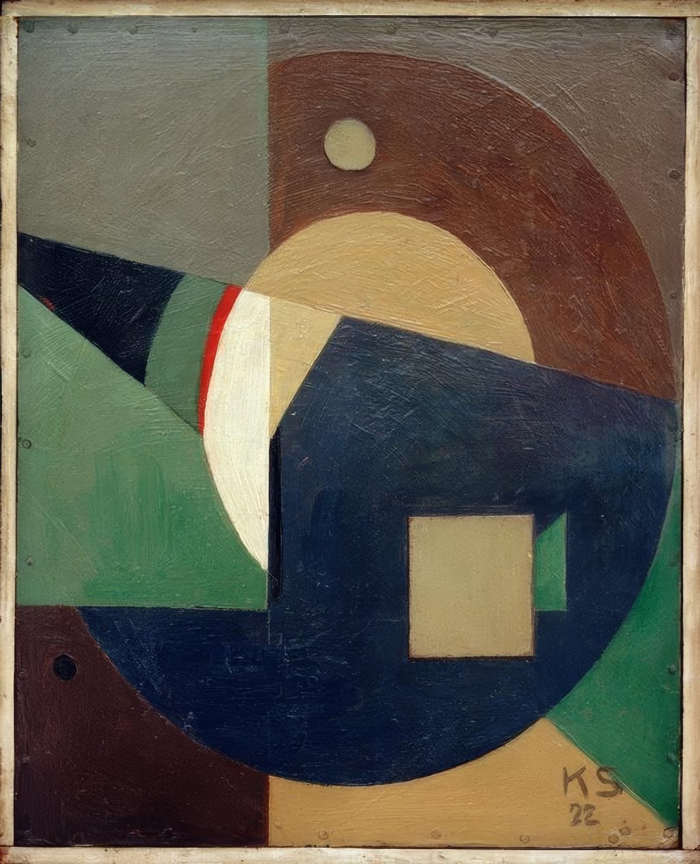 İsimsiz (Walter Dexel için) by Kurt Schwitters