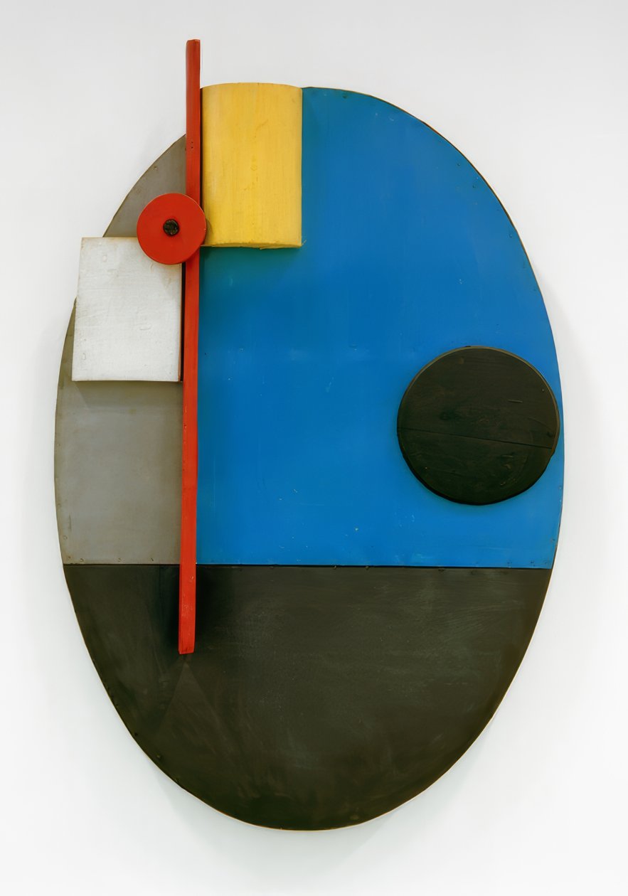 İsimsiz (oval yapı) by Kurt Schwitters