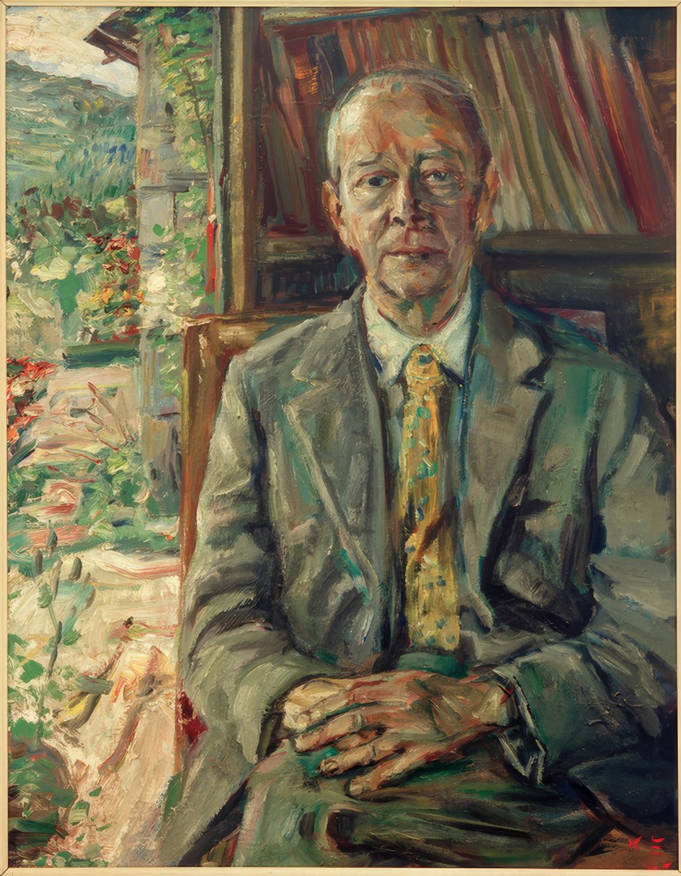 İsimsiz (portre Harry Pierce) by Kurt Schwitters