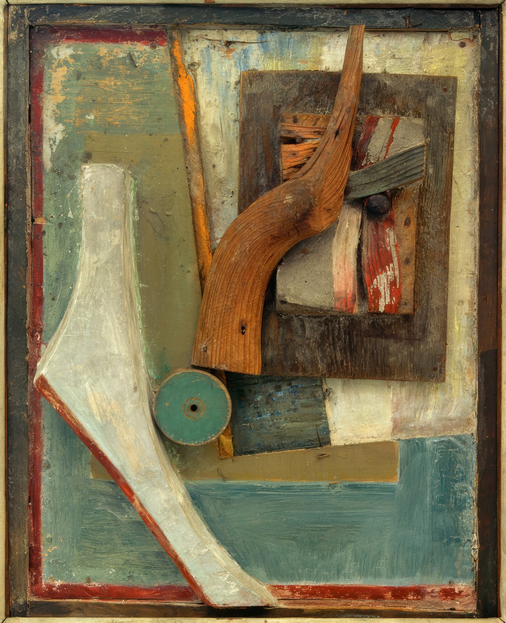 İsimsiz (kabartma kabartma) by Kurt Schwitters