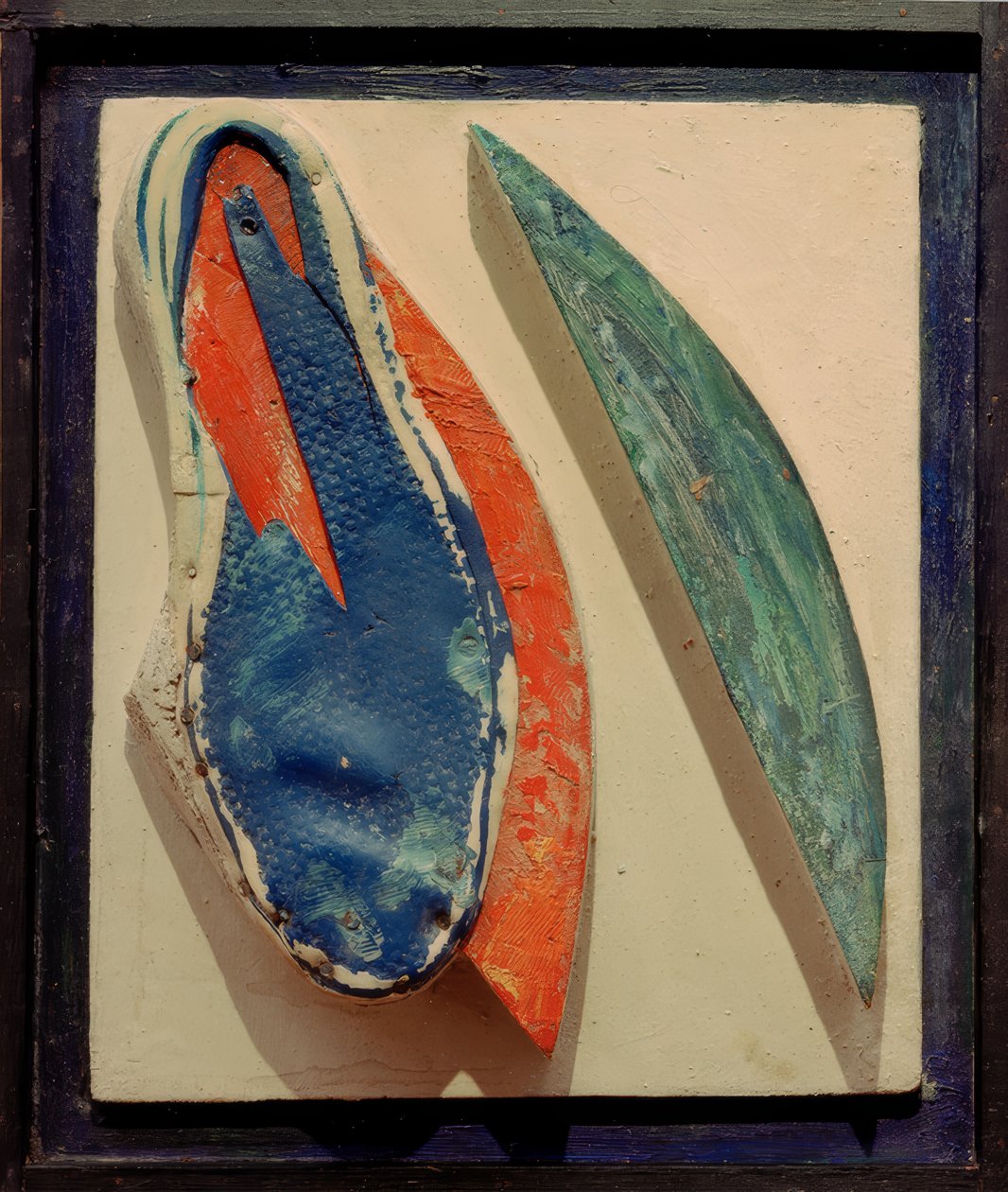 İsimsiz (banyo ayakkabısı ile kabartma) by Kurt Schwitters