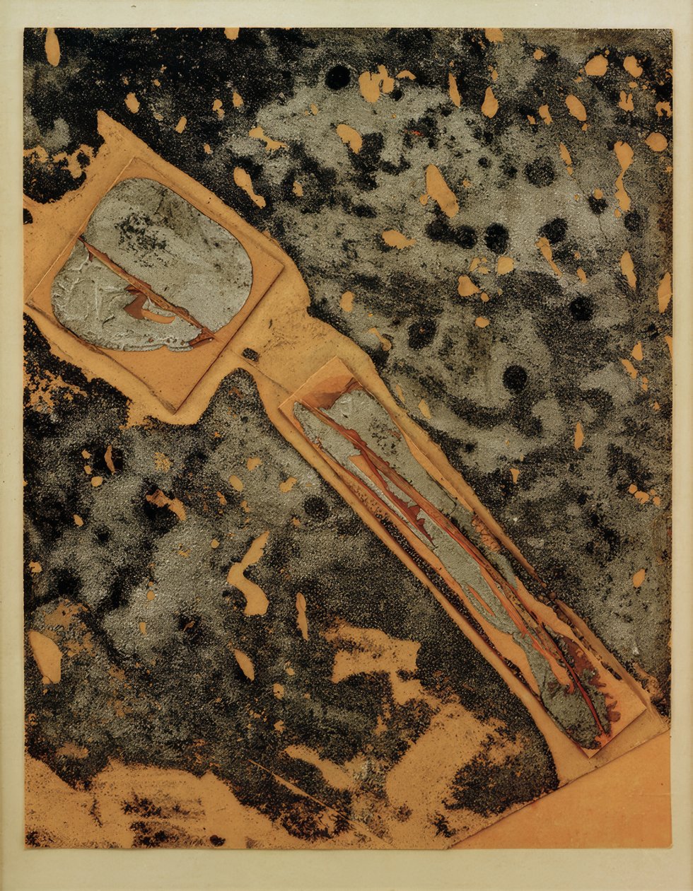 İsimsiz (gümüş) by Kurt Schwitters