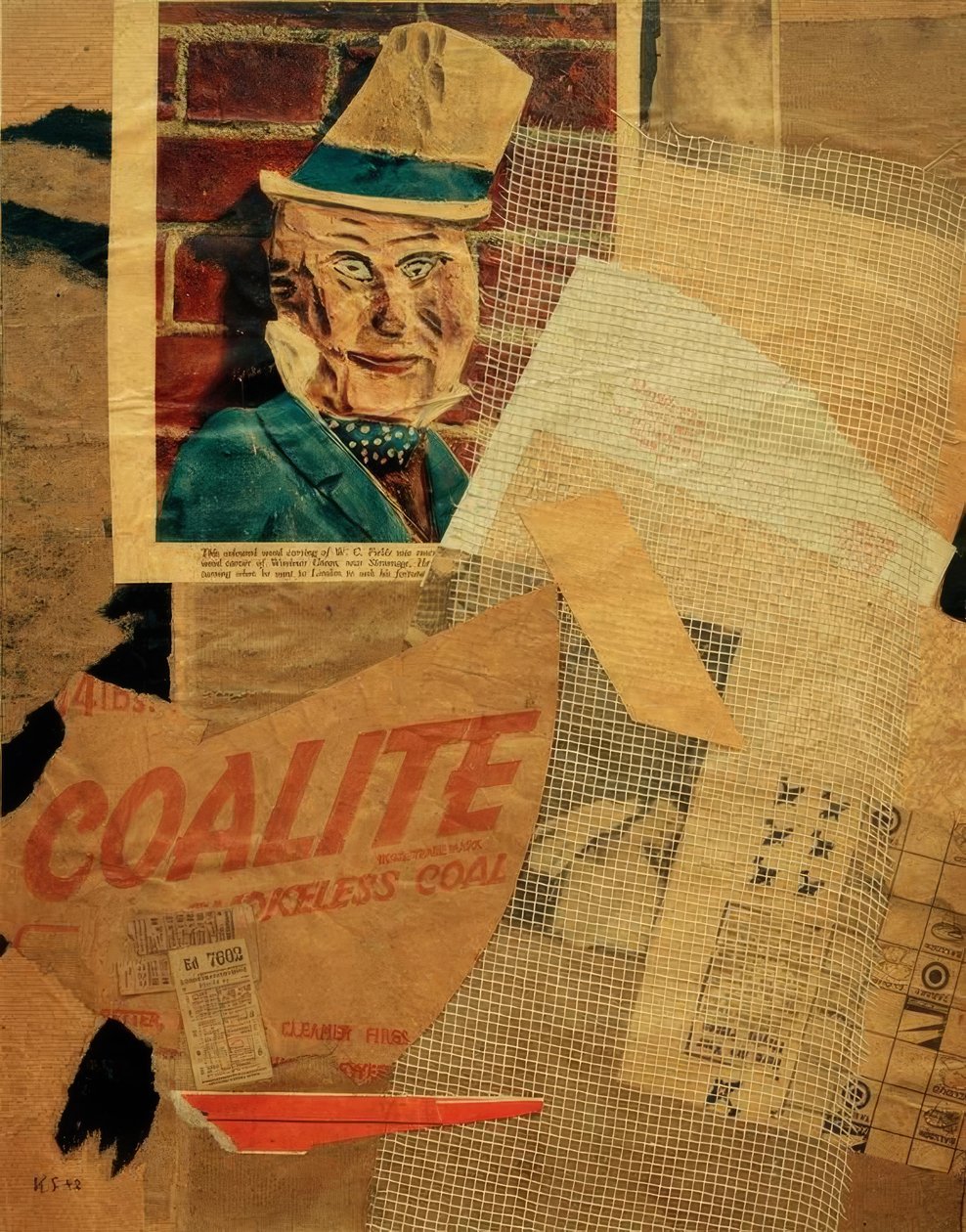İsimsiz (W.C. Alanları) by Kurt Schwitters