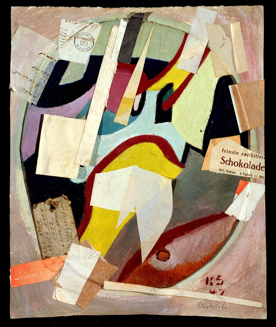 Bilinmeyen resim by Kurt Schwitters