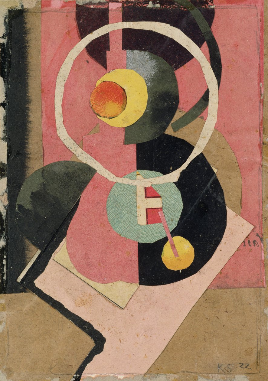 İsimsiz, 1922 by Kurt Schwitters