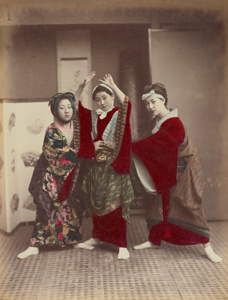 Dans Partisi, c.1880 by Kusakabe Kimbei