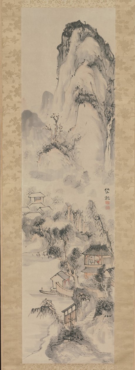 Manzara, 18. yüzyıl. by Kushiro Unsen