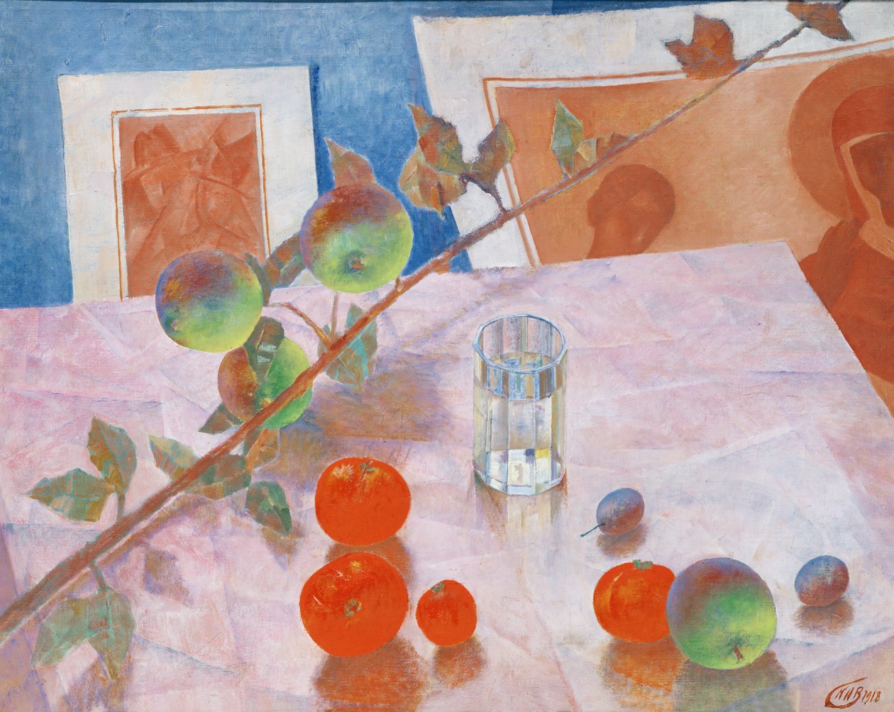 ಸ್ಟಿಲ್ ಲೈಫ್, 1918 ಟರ್ಕ್ by Kuzma Sergeevich Petrov Vodkin