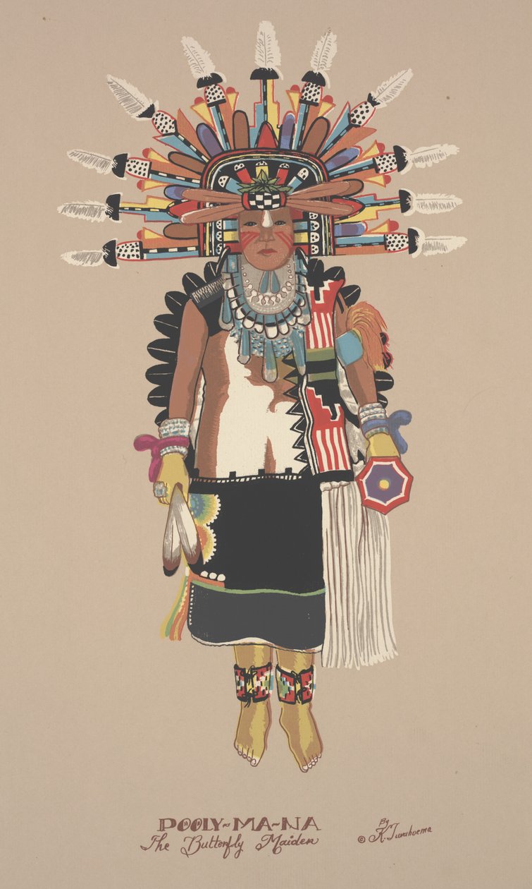 Pooly-Ma-Na (serigrafi) by Kyrat Tuvahoema